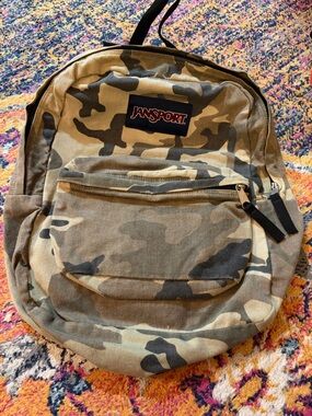 JanSport Camo Backpack - Neutral Camouflage